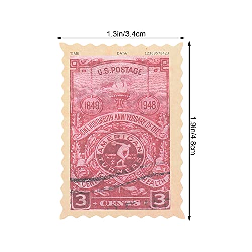 200 Folhas de Selo Postal Do Vintage Scrapbooking Retro Papelaria para Scrapbooking Planejadores Cad