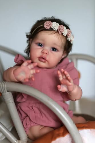 Muñeca Reborn Niña 20 Pulgadas con Accesorios y Caja miniatura 2