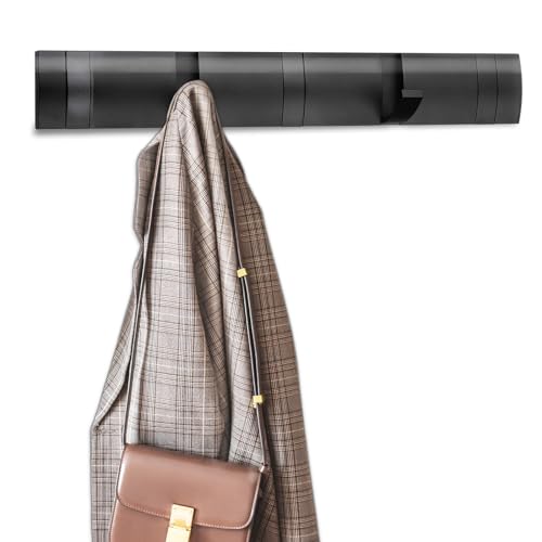 Kssvzz Perchero Pared con 5 Ganchos Extraíbles