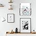 QWORK® Revistero de Pared de Metal 26 x 25 cm Imagen de QWORK® Revistero de Pared de Metal 26 x 25 cm