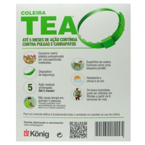 Coleira Contra Pulgas E Carrapatos Gatos C/ 7 + Cães Médio C/ 2