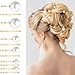 12 Pcs Pearl Bobby Pins for Hair Gold Pearl Hair Pins Wedding Pearl Hair Pins Pearl Hair Accessories for Brides Bridesmaid Women Girls Decorative Hair Pins(3 Sizes)