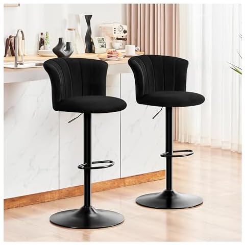 STOOLINK Tabouret de Bar Velours Cover