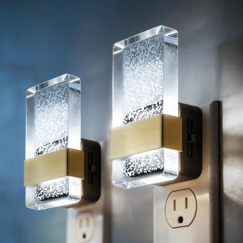 Image of DORESshop LED Night Lights Plug into Wall, [2 Pack] Dimmable Nightlight