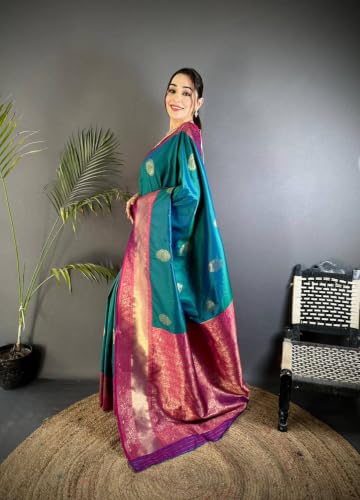 Fashionez kanjivaram silk saree in soft silk – image 3