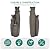 Autodaya 5-Tier Faux Rattan Vase Water Fountain Outdoor with LED Lights, Polyresin Cascading Waterfall Feature, Tranquil Oasis for Garden, Patio, Yard, or Porch