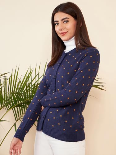 Image of Pivl Womens Winter Season Round Neck Full Sleeves Sweater /Cardigan