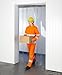 Price comparison product image PVC STRIP CURTAIN COMPLETE KIT for Personnel Door or Chiller (1m x 2.5m) - Heavy Duty 200mm x 2mm Transparent Phthalate Free PVC Material - Industrial Door Curtain for Coldrooms, Butchers, Warehouses