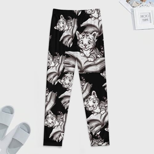 Tiger Cat Book Men's Pajamas Pants Lightweight Sleep Lounge Pant Pjs Bottoms Casual Sleepwear4