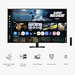 Samsung 43” Smart Monitor M7 (M70F) 4K UHD Display, Samsung Vision AI, Smart TV Apps, Gaming Hub, USB-C, HDMI and USB-A, Black, LS43FM702UNXZA, 2025 - Image 2