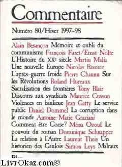 Paperback Revue commentaire -n 80- [French] Book