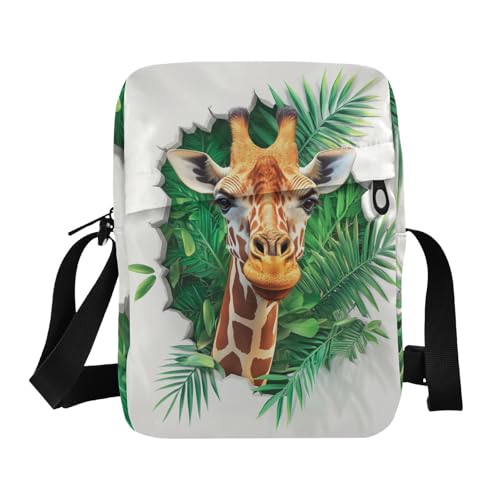 3d Hole White Wall Animal Giraffe mens messenger bag crossbody Small Crossbody Bags For Women Woman Handbag Shoulder Strap Adjustable Strap for Shopping Shopping