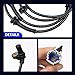 HiSport Front ABS Wheel Speed Sensor Left and Right Compatible with Nissan Frontier D40 2005-2019,Pathfinder R51 2005-2012,Xterra N50 2005-2015,Navara 2005-Up,Replacement for Suzuki Equator 2009-2012