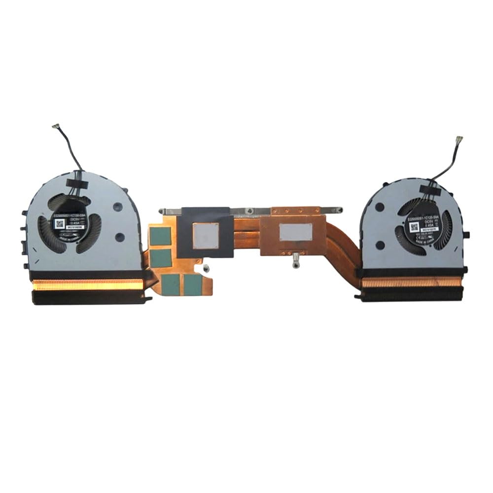 FRUPART Suitable for Lenovo for ThinkPad P1 Gen 3 20TH 20TJ / X1 Extreme 3rd Gen 20TK 20TL 5H40Y67588 for SUNON Manufacturers Laptop SWG P3 Heatsink&Fan
