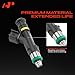 A-Premium Set of 8 Fuel Injectors Compatible with Ford F-150 F150 2007-2008, F-250 Super Duty 2008-2010, F-350 Super Duty 2008-2010 & Lincoln Mark LT 2008, 5.4L, Replace# 7C3Z9F593A