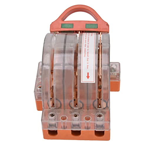 Knife Switch, Transparent Disconnect Knife Switch AC380V LED Display for Household Appliances