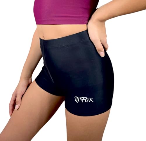 LIL'FOX Gymnastics Pro Bike Shorts for Girls - PRO BIKE SHORTS - Kids Dance, Tumbling, Acrobatics, Gymnastics Equipment