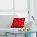 VivReal® Red Satin Rose Flower Square Pillow Cushion Pillowcase Case Cover