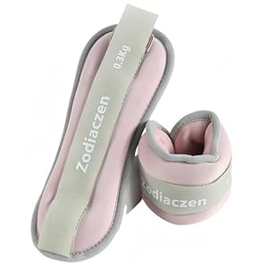 ZodiacZen Lot de 2 poids pour poignets et chevilles – Pour débutants et enfants – Pour les mouvements, la course, le jogging, la gymnastique – Rose