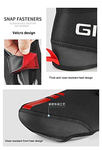 Cubiertas térmicas para calzado de ciclismo, impermeables y cortaviento, para hombre y mujer, ideal para invierno miniatura 3