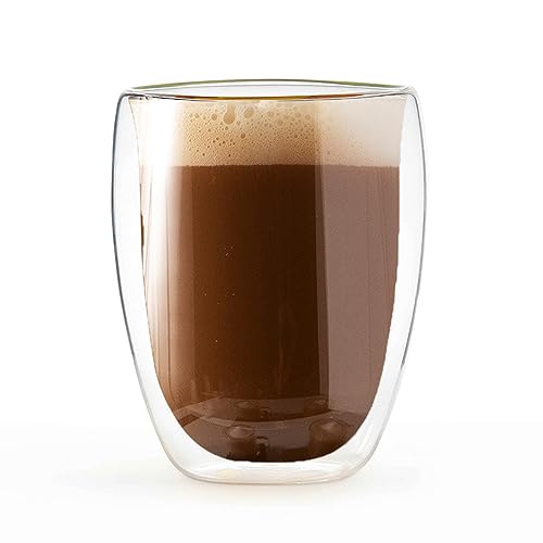 Image of VAHDAM, Double Wall Glass Tea Cup (350ml Capacity) Lead-Free Borosilicate Glass | BPA Free, Double Wall Coffee Mug