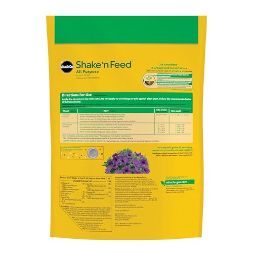 Miracle-Gro Available 3002010 Shake 'N Feed All Purpose Continuous Release Plant, 8 LB