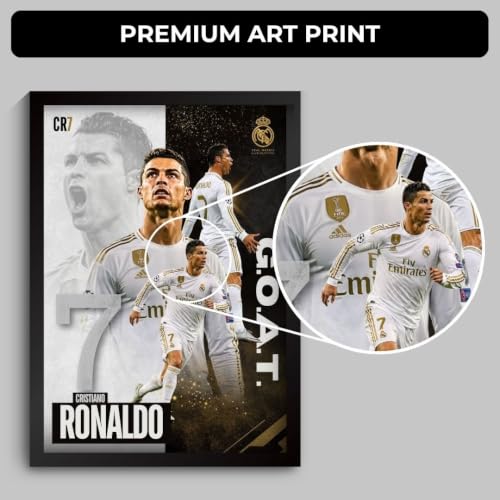 Image of Funk You Store Poster | Framed F1 Car A4 Sized (31 x 23 cm) | F1 Poster | n Car Posters for Wall, Gift for Boys, Formula 1 Frames | Formula 1 Frame (Ronaldo Real Madrid)