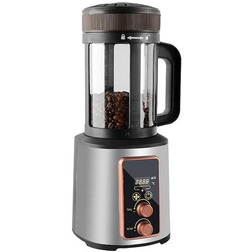 Tostatrice Per Chicchi Caffè Da 2,2 KW, Tostatrice Per Caffè Elettrica Ad Aria Calda, Con Display LED Digitale E Tempo, Temperatura, Velocità Del Vento Regolabili, Chicchi Caffè Arrostiti 100-400 G