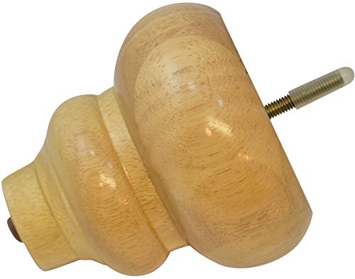 Recliner-Handles Decorative Solid Wood Turned Leg with No Finish for Chairs and Sofas Set of 4