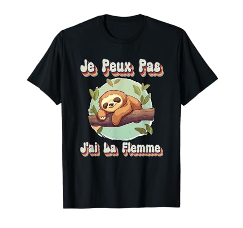 No Puedo Tengo Flema Regalo Divertido perezoso panda Camiseta