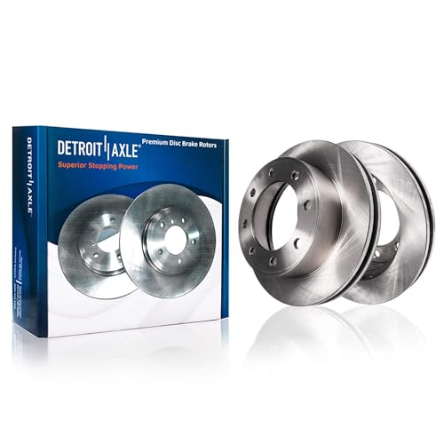 Image of Detroit Axle - Front Brake Kit for 09-10 Dodge Ram 2500 3500, 2012 Ram 1500