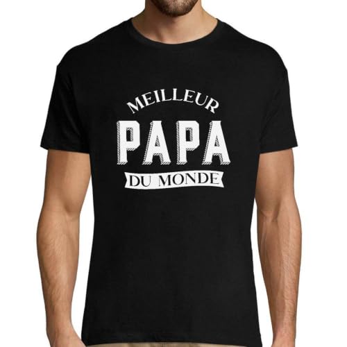 T-Shirt Homme Meilleur Papa du monde pour lui prouver votre amour