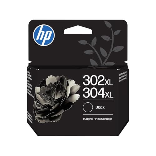 HP 302XL/304XL Negro, Cartucho de Tinta Original, Alta Capacidad