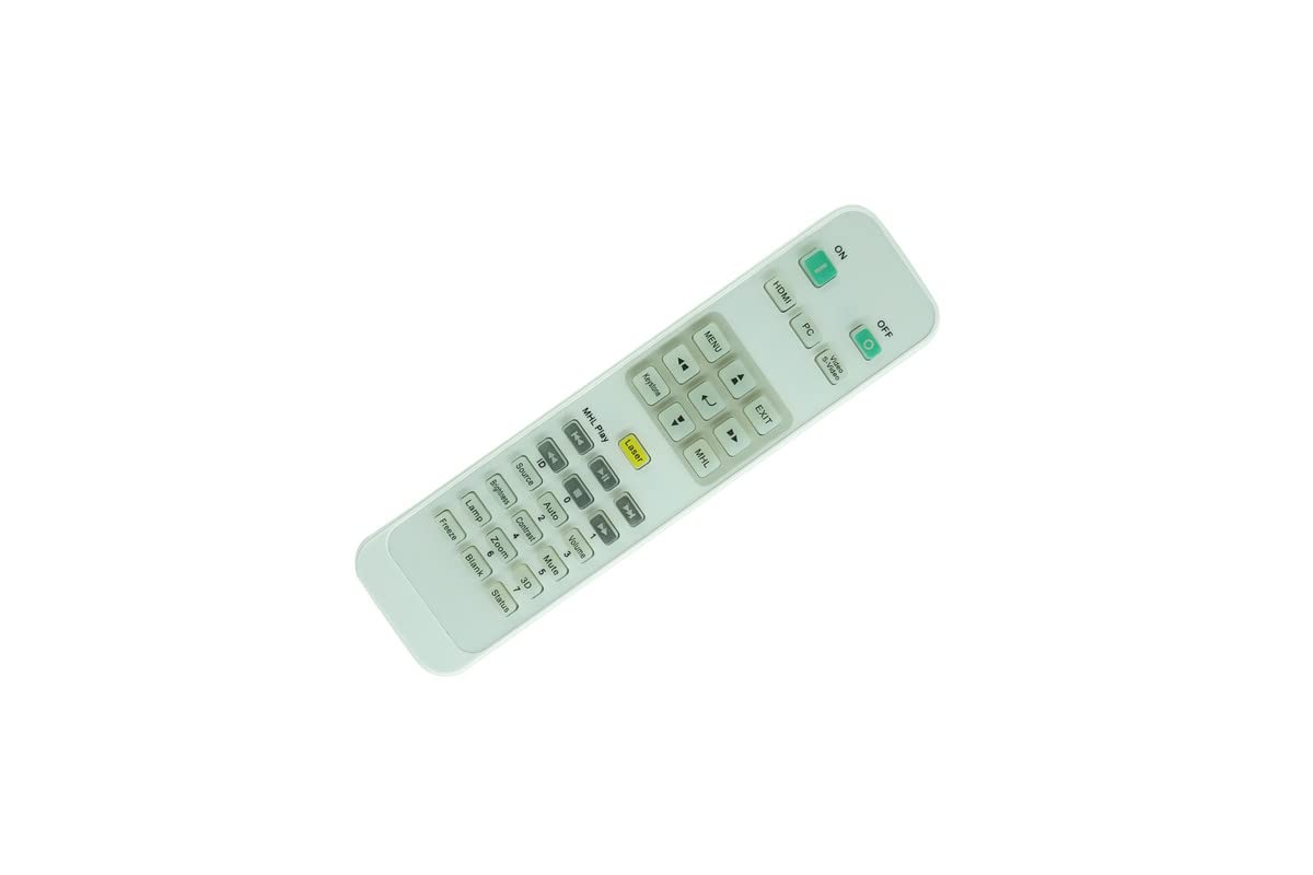 Remote Control for Vivitek H118 H1188 H1188-BK DX831 DW832 DX931 DW932 DH913 DH83CUA DH833 DH4661Z 4K DLP WXGA 1080p Multimedia Conference Room Projector