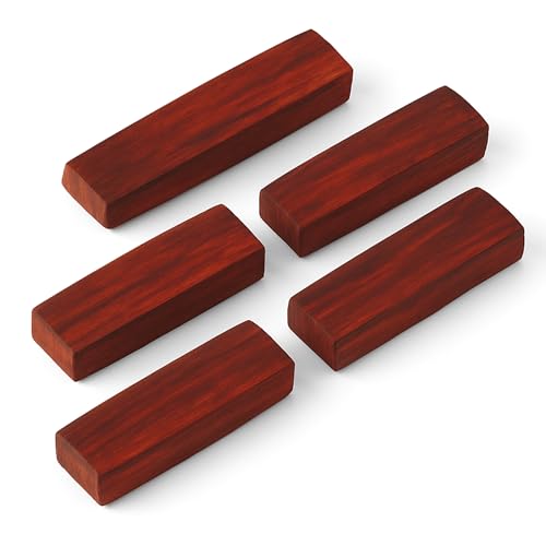 RDK Natural Red Sandalwood (Lal Chandan/Raktchandan) Sticks Lakdi for Religious & Healing Use – Temple & Home Worship (Pack of 5, 20-30 Gram Each)