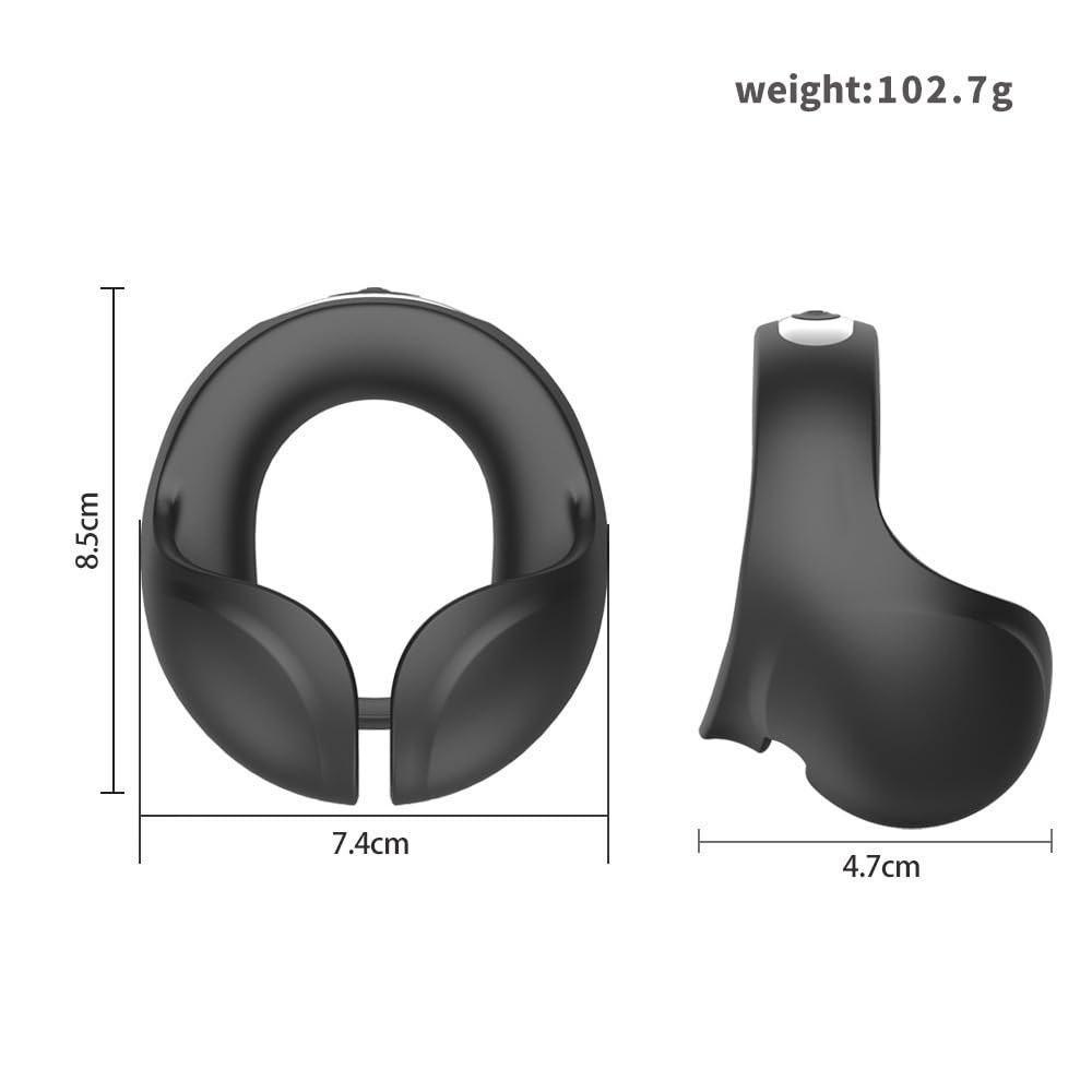 Anillo de silicona: anillo para hombre, anillo vibrador para parejas; vibrador de silicona resistente para hombres y parejas, diseñado para facilitar la erección, con función de vibración.