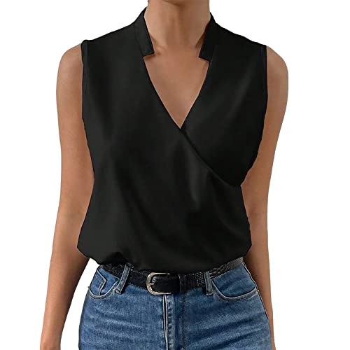 Casual V Neck Regular Pullover Solid Multicolor Women's Tops T Shirt Tank Top Shirts for Women Trendy