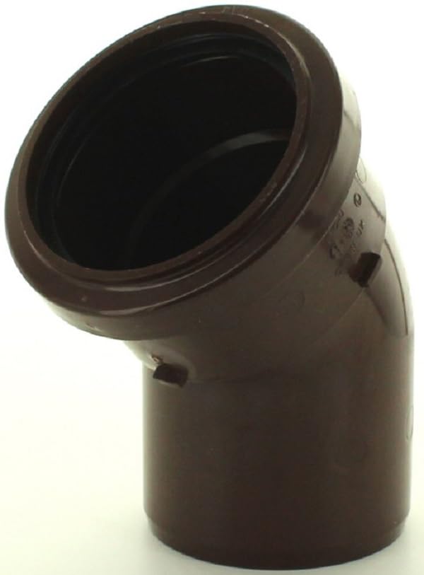 Coude à 67 degrés Axe Ali pour réparer une fuite de descente de gouttière 82 mm