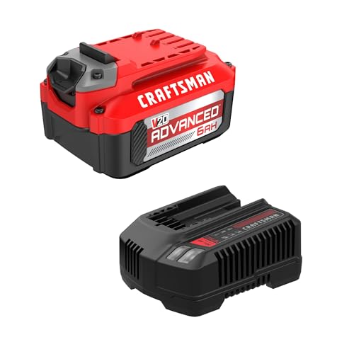 CRAFTSMAN V20 6 Ah Advanced Battery Starter Kit Includes V20 Battery and Charger (CMCB2106-CK)