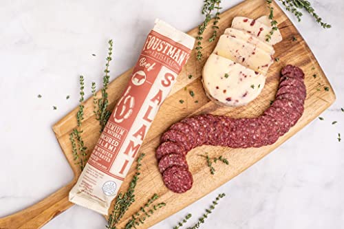 Foustman's Salami Variety 3-Pack (Beef, Turkey & Lamb) Artisan, Nitrate-Free, Naturally Cured #TOP2