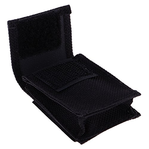 9V Battery Bag Pouch for Guitar Bass Pickup Protective Storage Case Nylon (1-Pack)