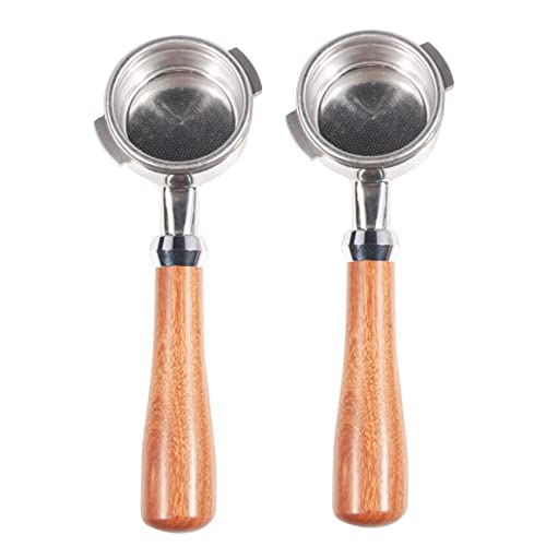 2X Portafiltro Fondo per Macchina Da Caffè In Acciaio Inossidabile Da 58 mm per Da