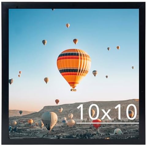 JCJMY 10x10 Black Picture Frame Cover