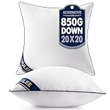 MIULEE 20x20 Pillow Inserts Set of 2 Throw Pillows 20 Inch Premium Down Alternative Pillow Inserts Decorative Pillow Stuffer for Sofa, Couch (20x20 inch, Set of 2)