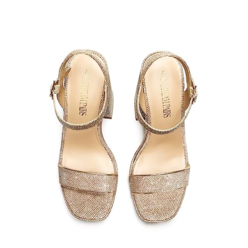 Image of DREAM PAIRS Heels for Women Block Chunky Platform Sandal