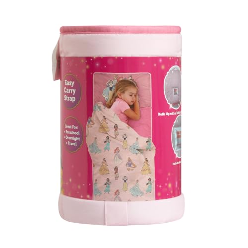 Image of Super Soft Plush Toddler Quilted Nap Mat with Built in Blanket and Pillow