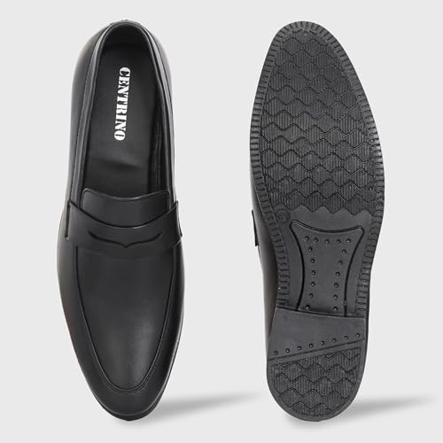 Image of Centrino Formal Shoe for Men | Cushioned Insole | Stylish Slip ON | Perfect for Boys & Men | Business Comfort | Office Comfort | Premium Design | Office Wear & Formal Dress (6814)