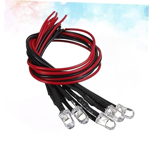 LED rojas Alipis pre-cableadas con cable flexible para luces de techo en maquetas RC 7