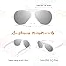 LEICO FASHION Toddler Baby Infant Polarized Aviator Sunglasses for Boys Girls Kids Age 0-4 - Shatterproof Rubberized Frame