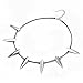 SEVENSTONE Cosplay Marvels Black Panther Wakanda King T'Challa Pendant Necklace Superhero Necklace for Men Women (Silver)